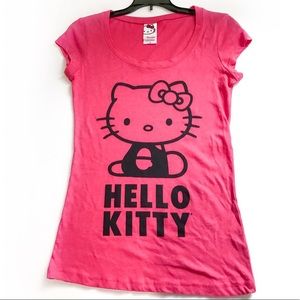 Sanrio Hello Kitty Pink Short sleeves Shirt Small